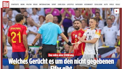 Lo que dice la prensa alemana sobre el penalti no pitado a Cucurella