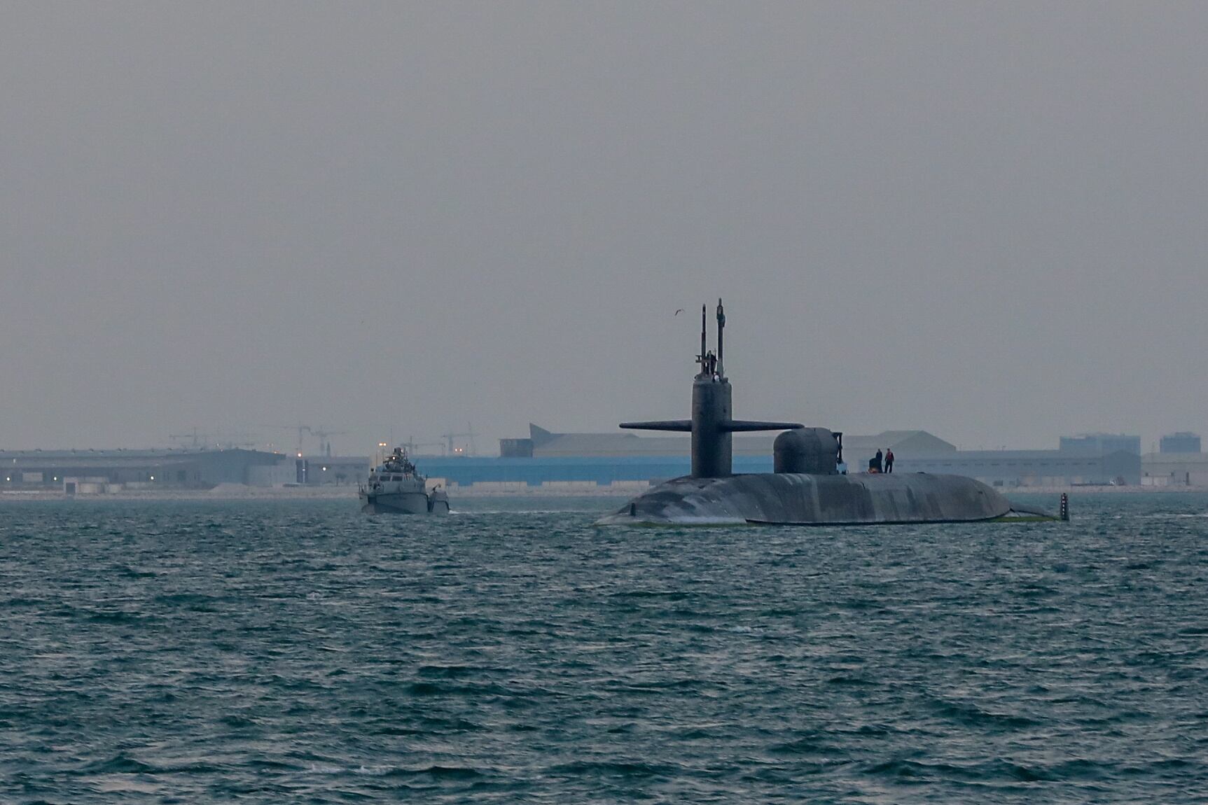 Estados Unidos envío su submarino Georgia a Medio Oriente para fortalecer la defensa de Israel