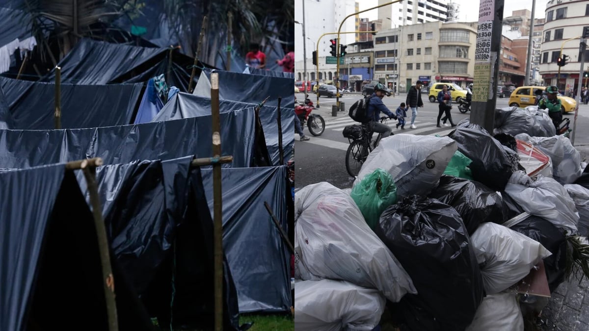 Ocupación y basuras en Bogotá