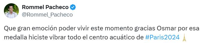 El morenista y también exclavadista extendió un agradecimiento.