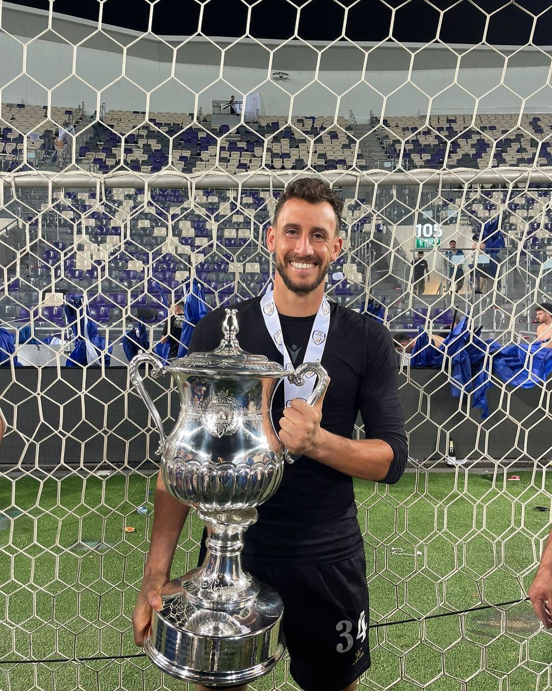 Marco Wolff, el arquero argentino que se coronó de la Copa de Israel