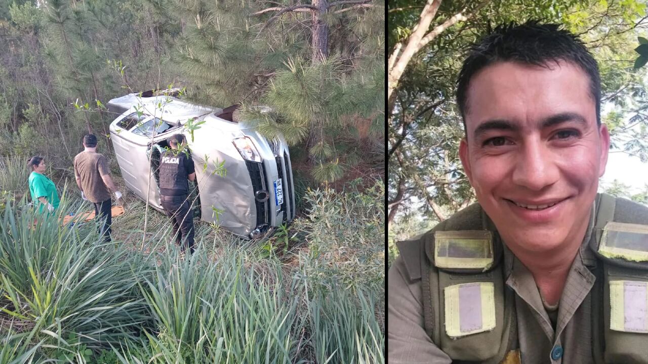 La camioneta que atropelló y mató al cabo Robert David Barreto