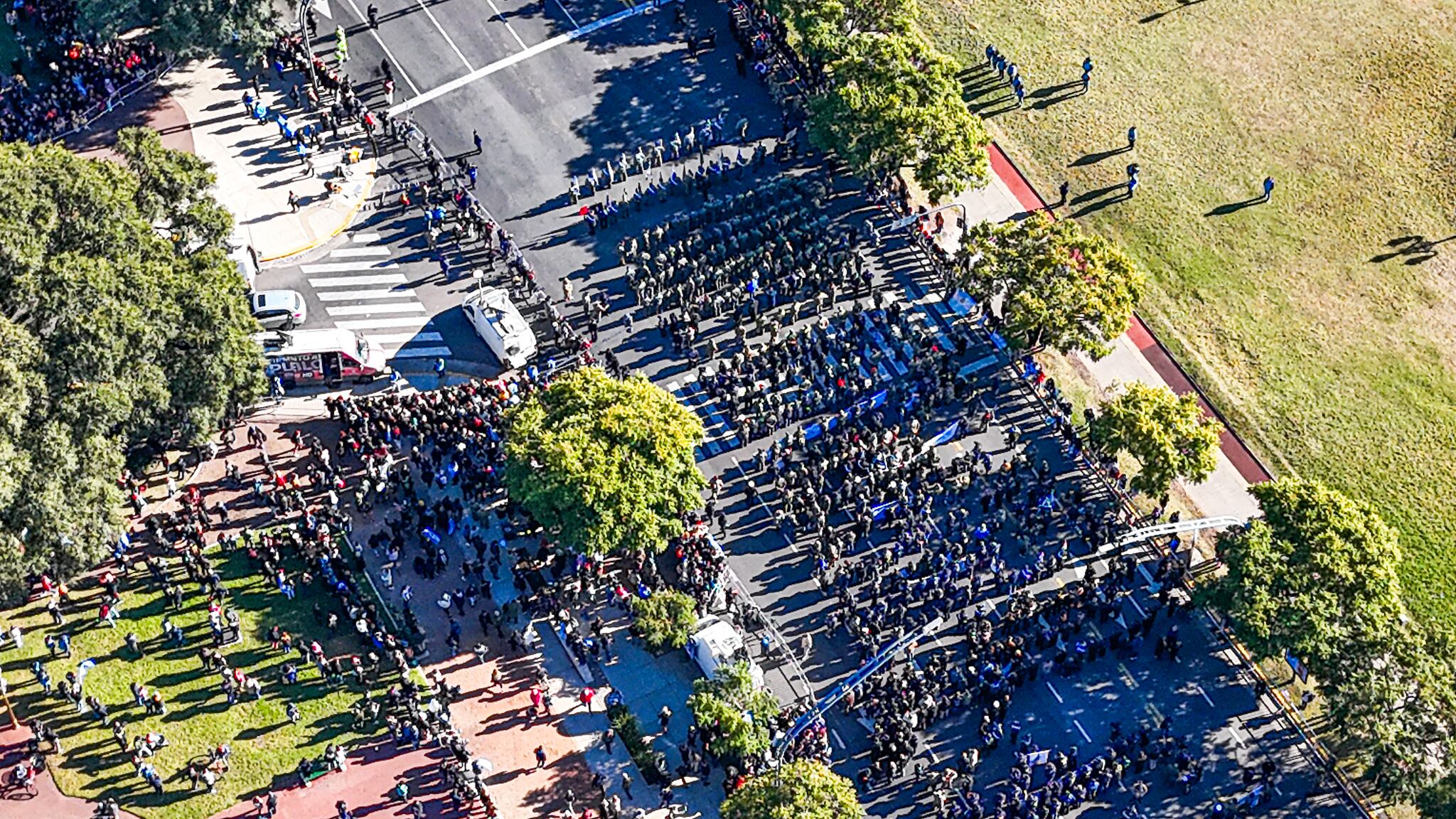 Desfile militar por el 9 de Julio - Drone