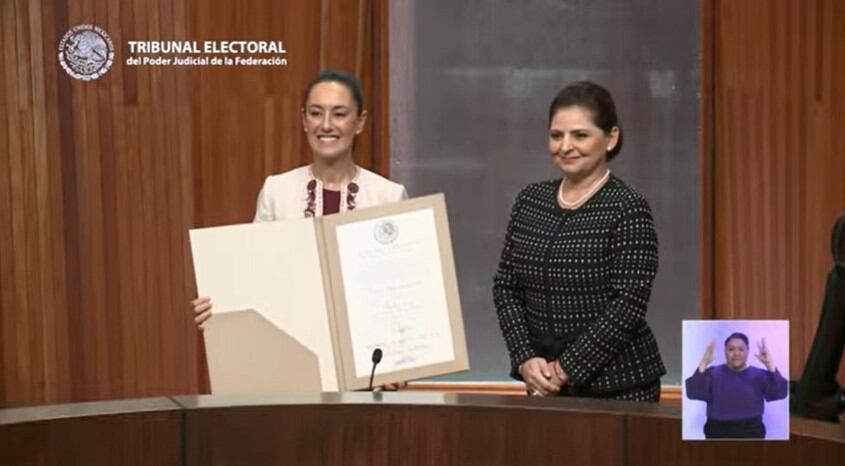 Constancia de mayoría a Claudia Sheinbaum