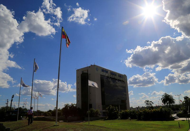 El edificio de la Confederación Sudamericana, denunciante en la causa (REUTERS/Jorge Adorno)