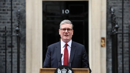 Keir Starmer prometió reconstruir el Reino Unido en su primer discurso como premier: “El trabajo para el cambio comienza de inmediato”