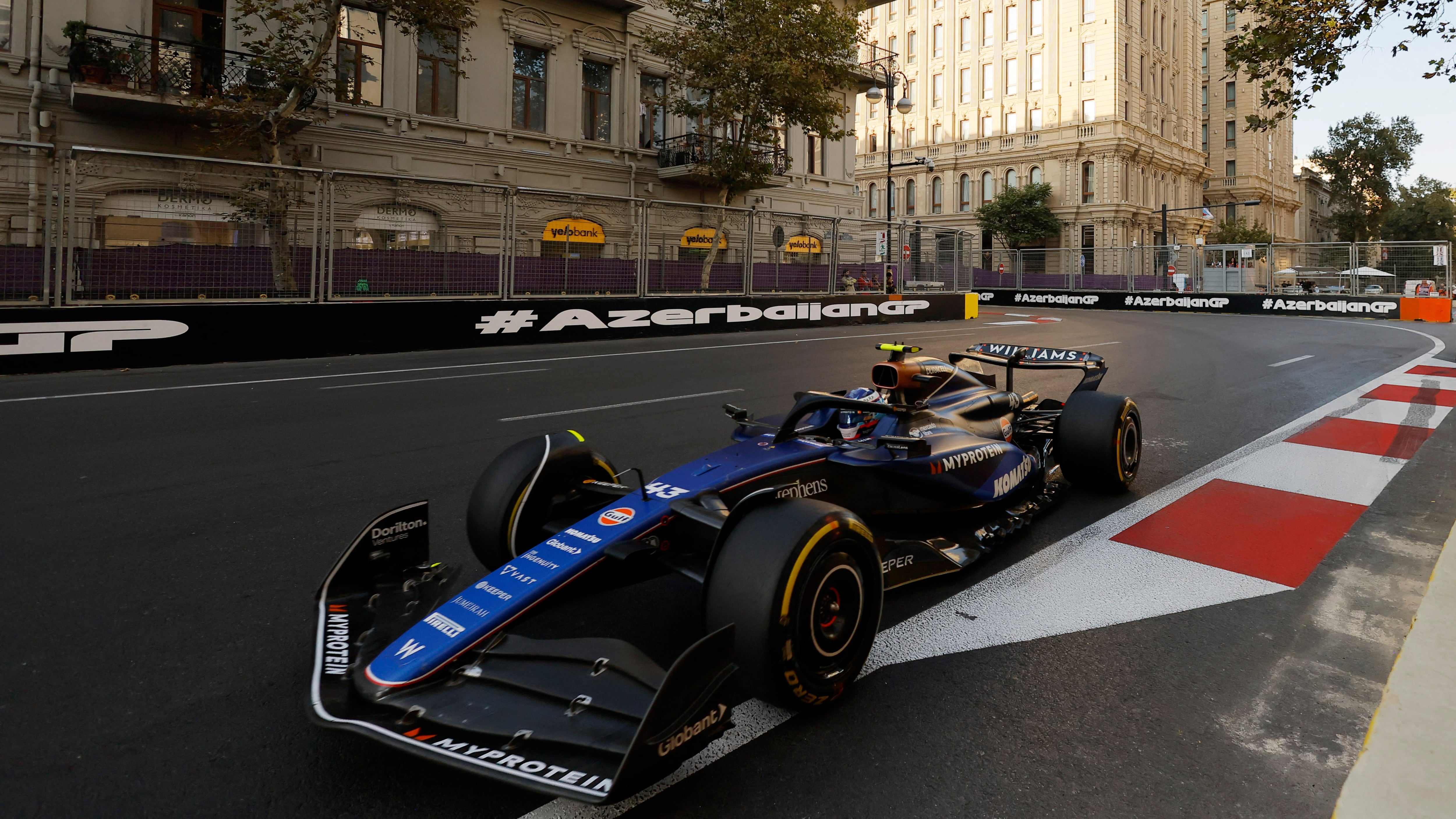 Formula One F1 - Azerbaijan Grand Prix - Baku City Circuit, Baku, Azerbaijan - September 13, 2024 Williams' Franco Colapinto during practice REUTERS/Maxim Shemetov