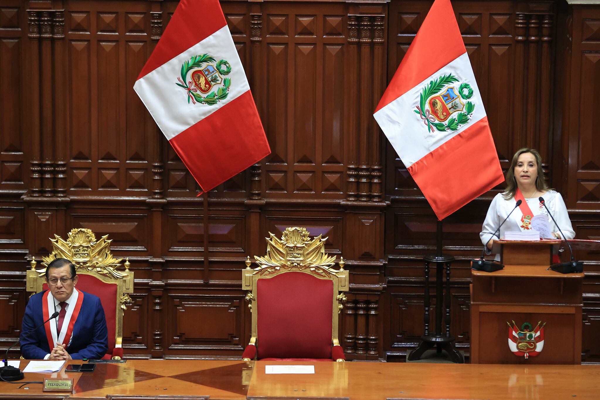 Dina Boluarte dirige su segundo Mensaje a la Nación por Fiestas Patrias