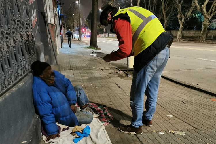 Personas en situación de calle Uruguay.