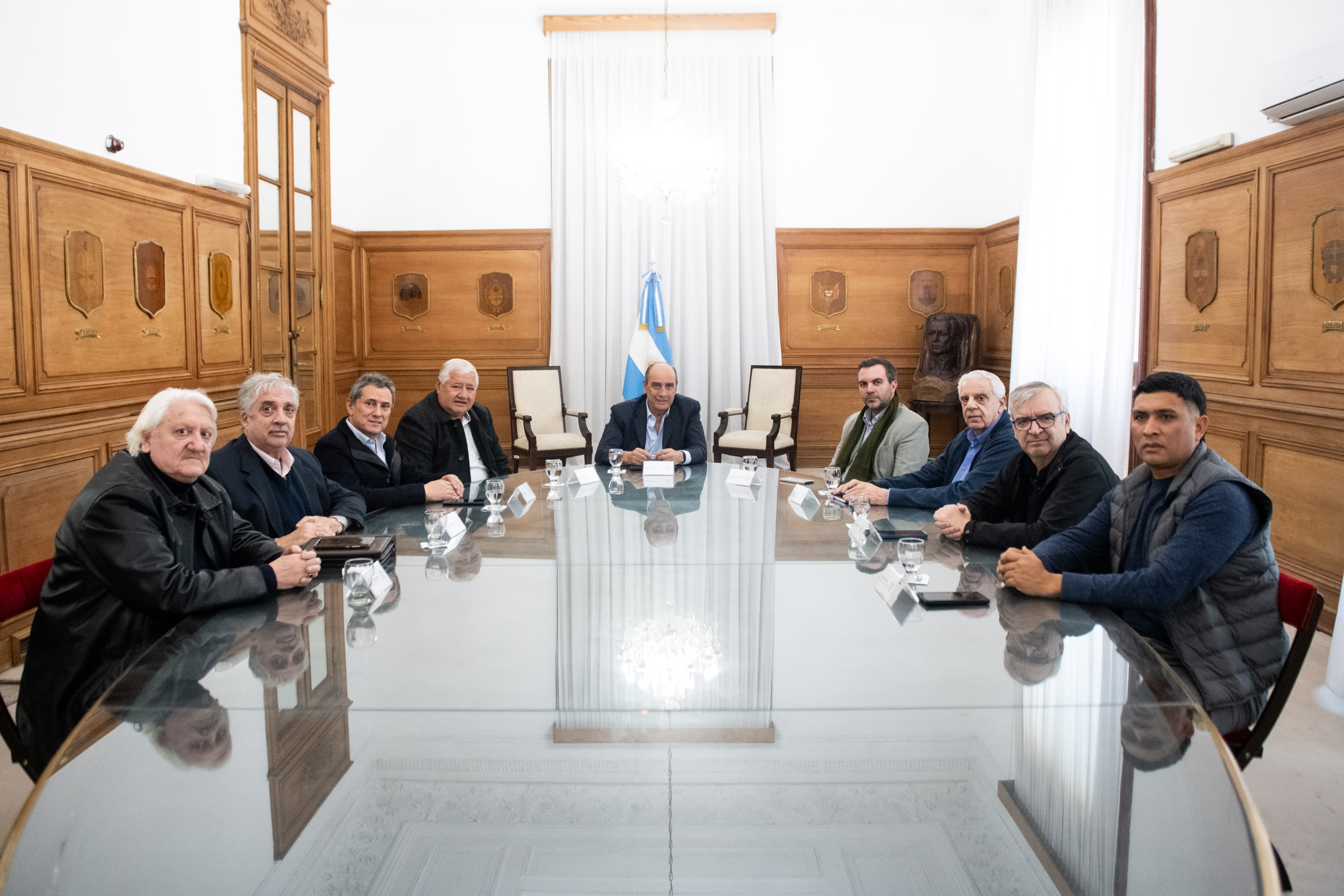 Guillermo Francos y sindicatos del sector energético