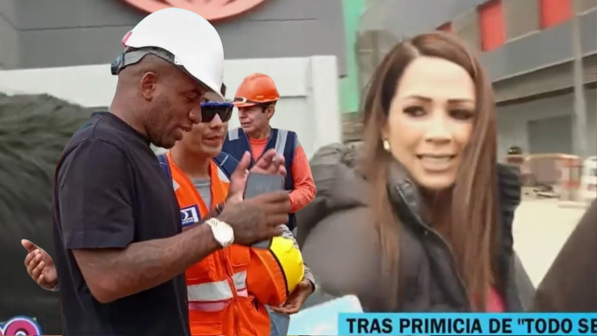 Un reportero informa a Melissa Klug sobre el mall de Jefferson Farfán y su respuesta no pasa desapercibida.