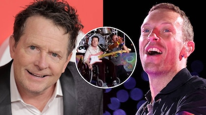 Michael J. Fox se unió a Coldplay en el escenario y tocaron “Fix You” en el festival Glastonbury 2024 