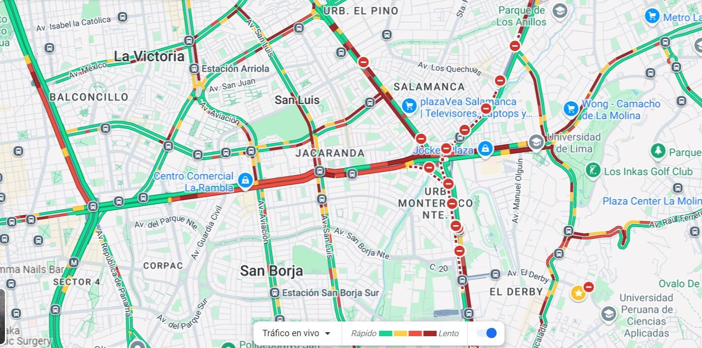 Gran congestión vehicular en la Panamericana Norte, Sur y otras vías de Lima por la fuga de gas de un camión cisterna