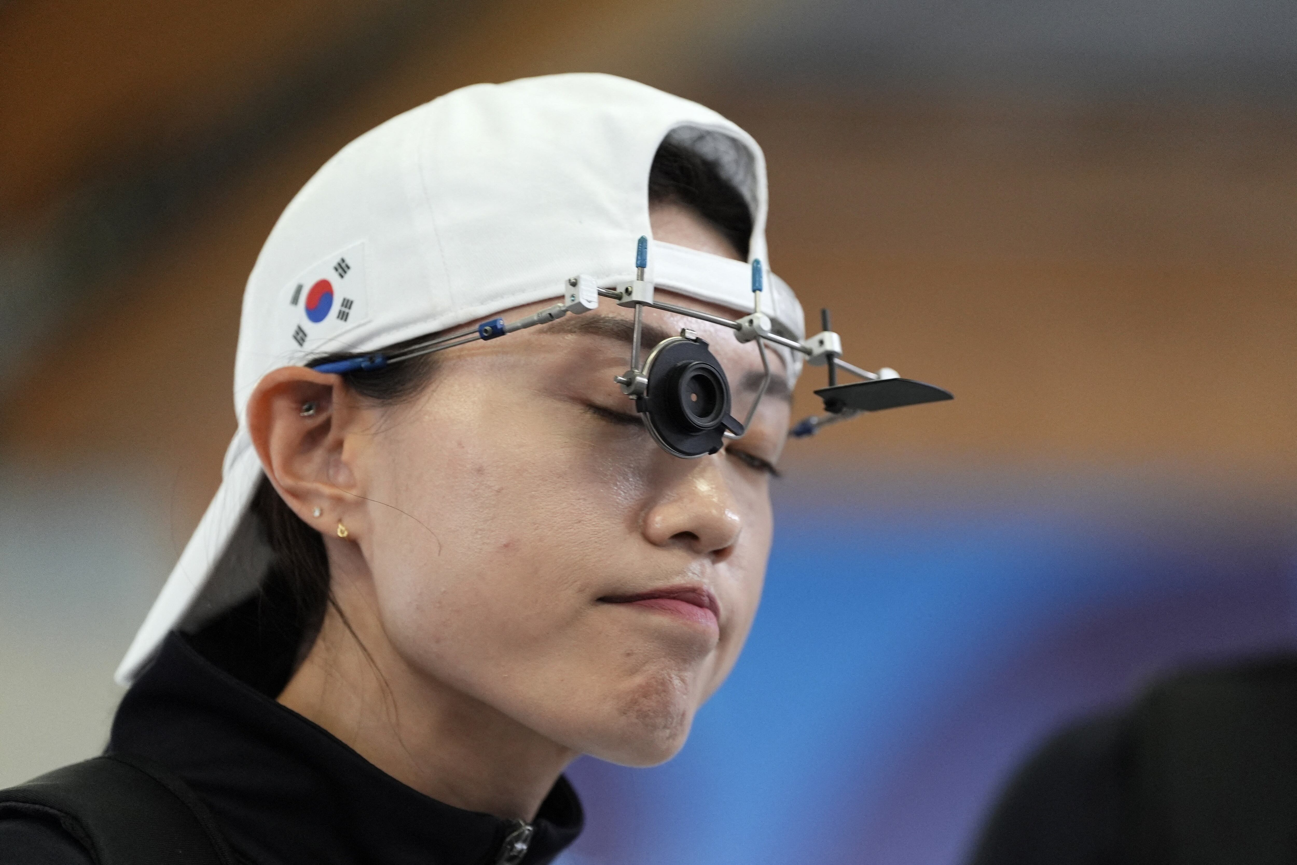 Kim Ye-ji lució un estilo particular en París 2024 lo que la catapultó c a ser una de las deportistas más admiradas por el público (REUTERS/Amr Alfiky)