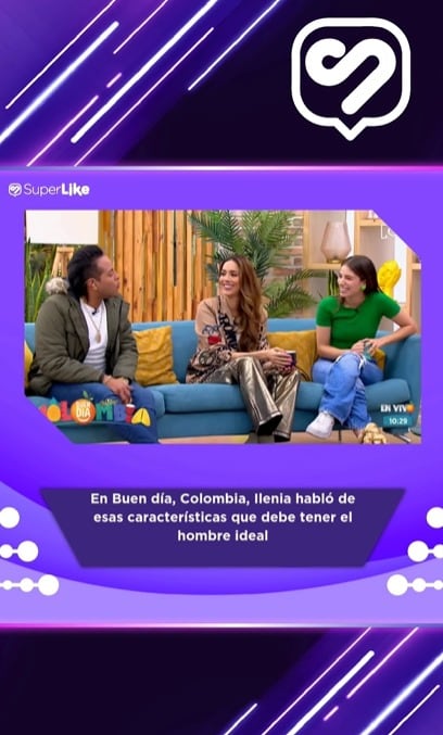 Ilenia contestó a la pregunta sobre si está soltera o en una relación - crédito captura de pantalla @superlike_rcn/IG