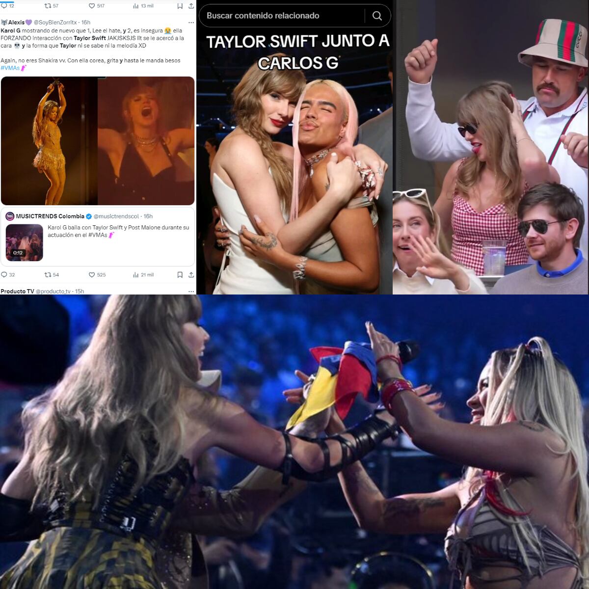 Memes Karol G y Taylor Swift