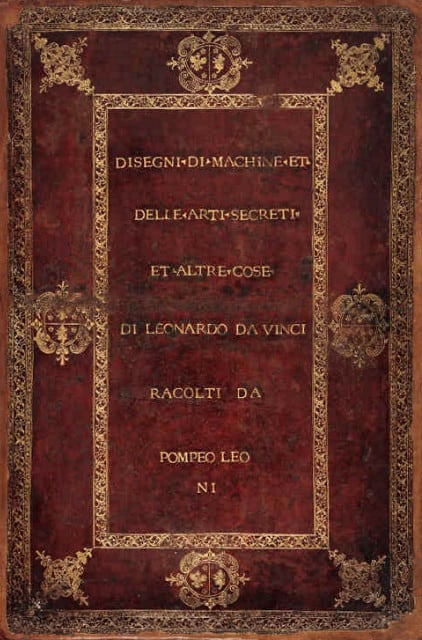 Codex Atlanticus (Código Atlántico) de Leonardo da Vinci