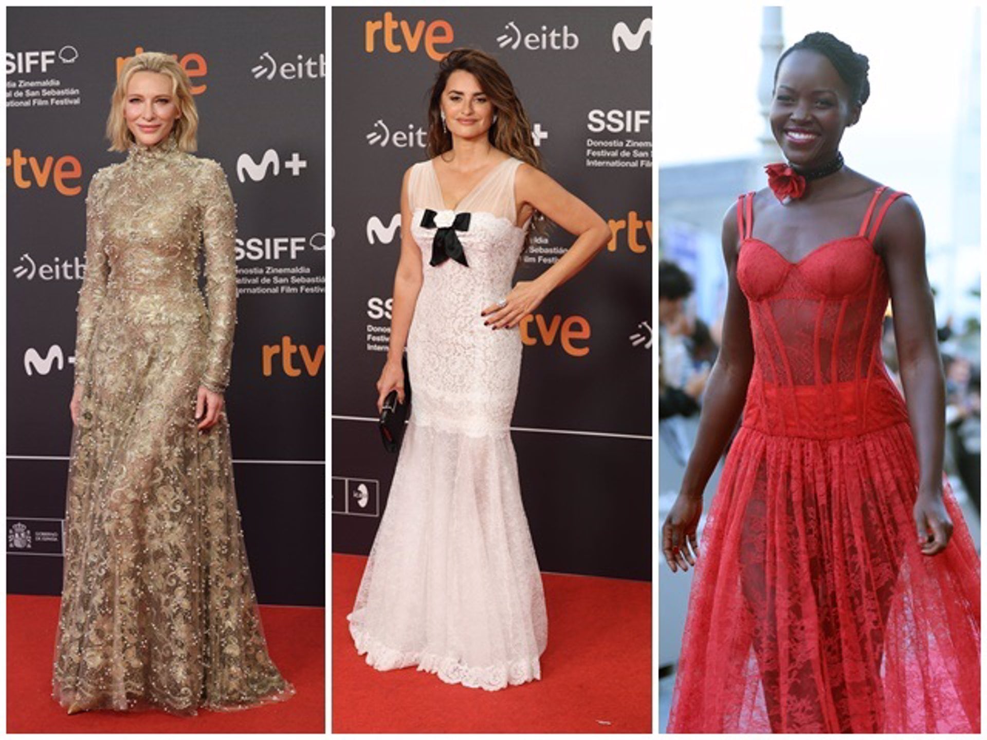 Penélope Cruz, Cate Blanchett o Lupita Nyong'o. Los mejores looks del Festival de San Sebastián