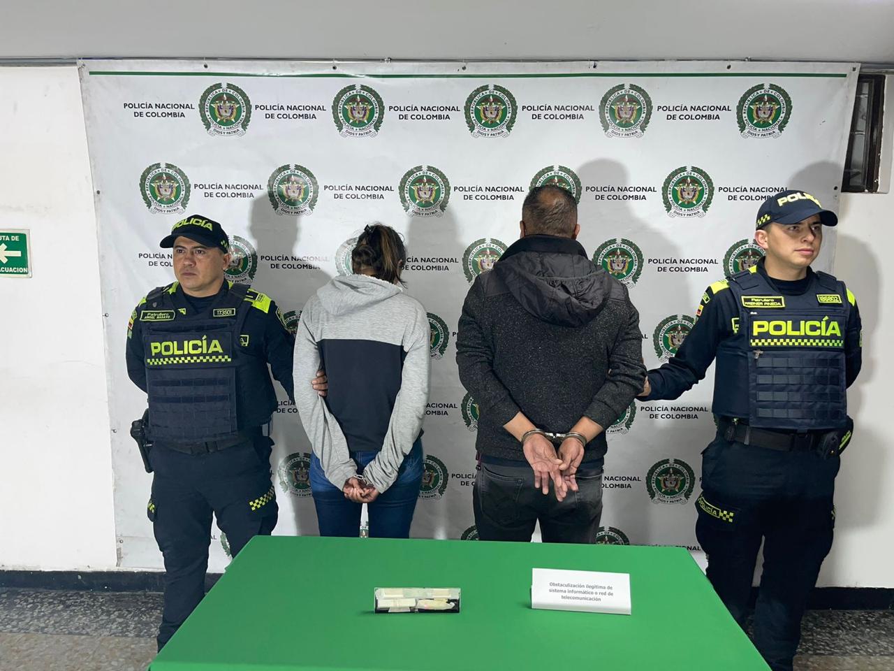 La Policía logró la captura de dos personas - crédito Policía