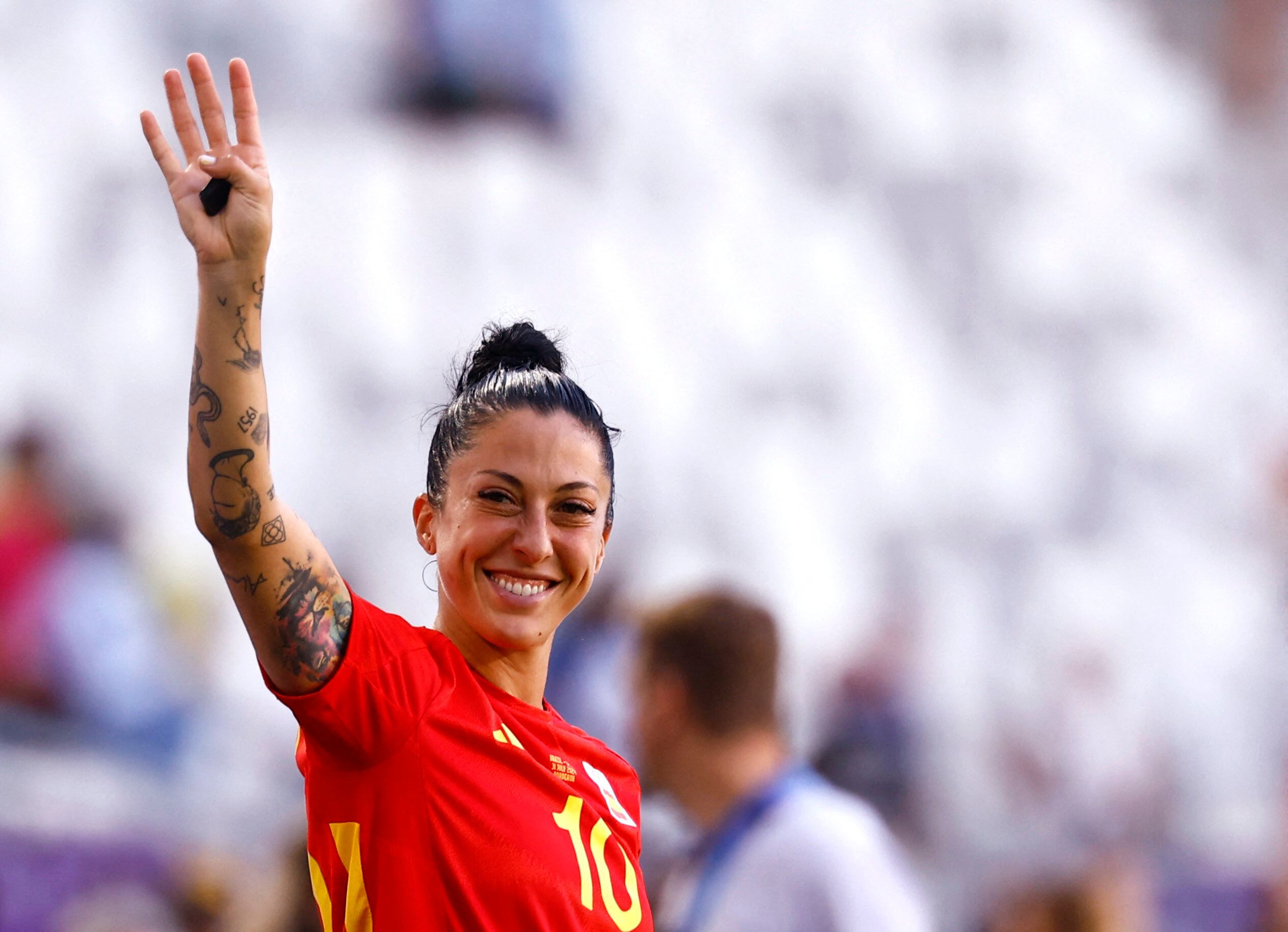 La jugadora de la selección española Jenni Hermoso (REUTERS/Susana Vera)