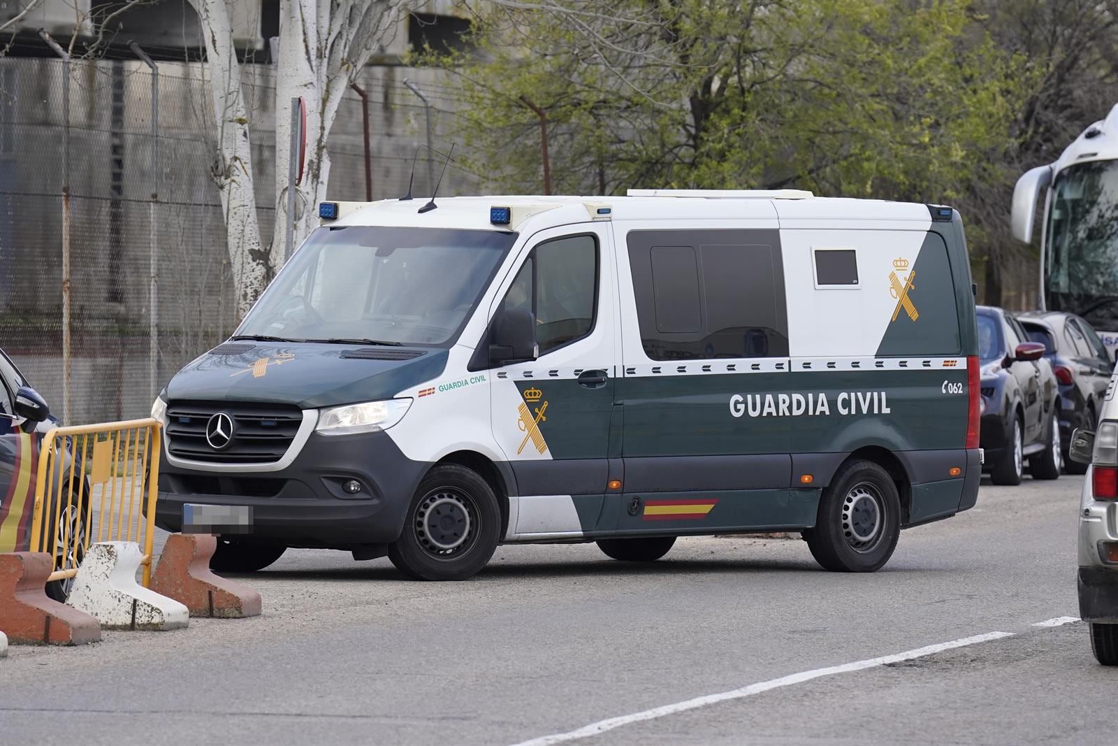 Un furgón de la Guardia Civi. (Ángel Díaz Briñas/Europa Press) 