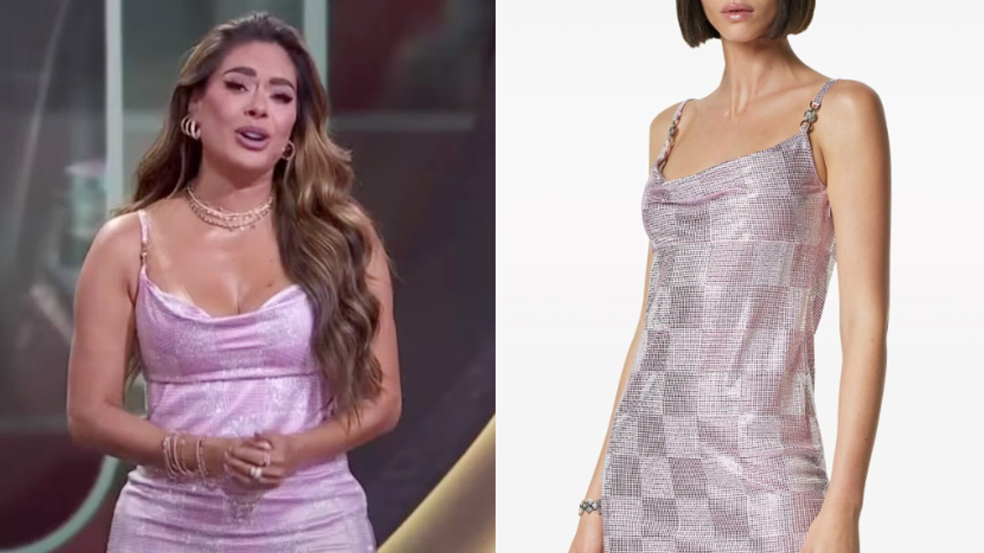 Galilea Montijo vestido Versace