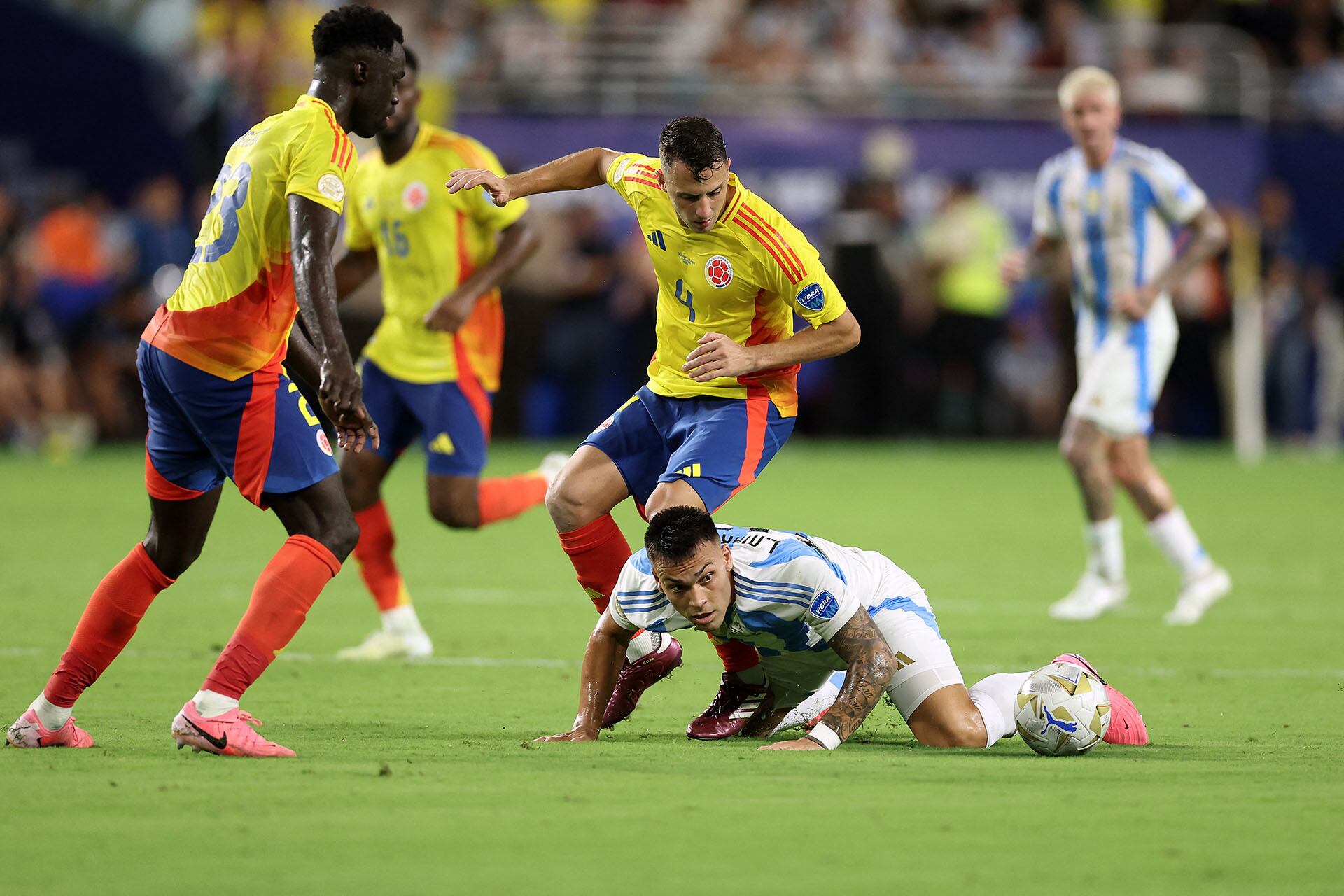 Copa América 2024 - Argentina Colombia - primer tiempo de la prorroga