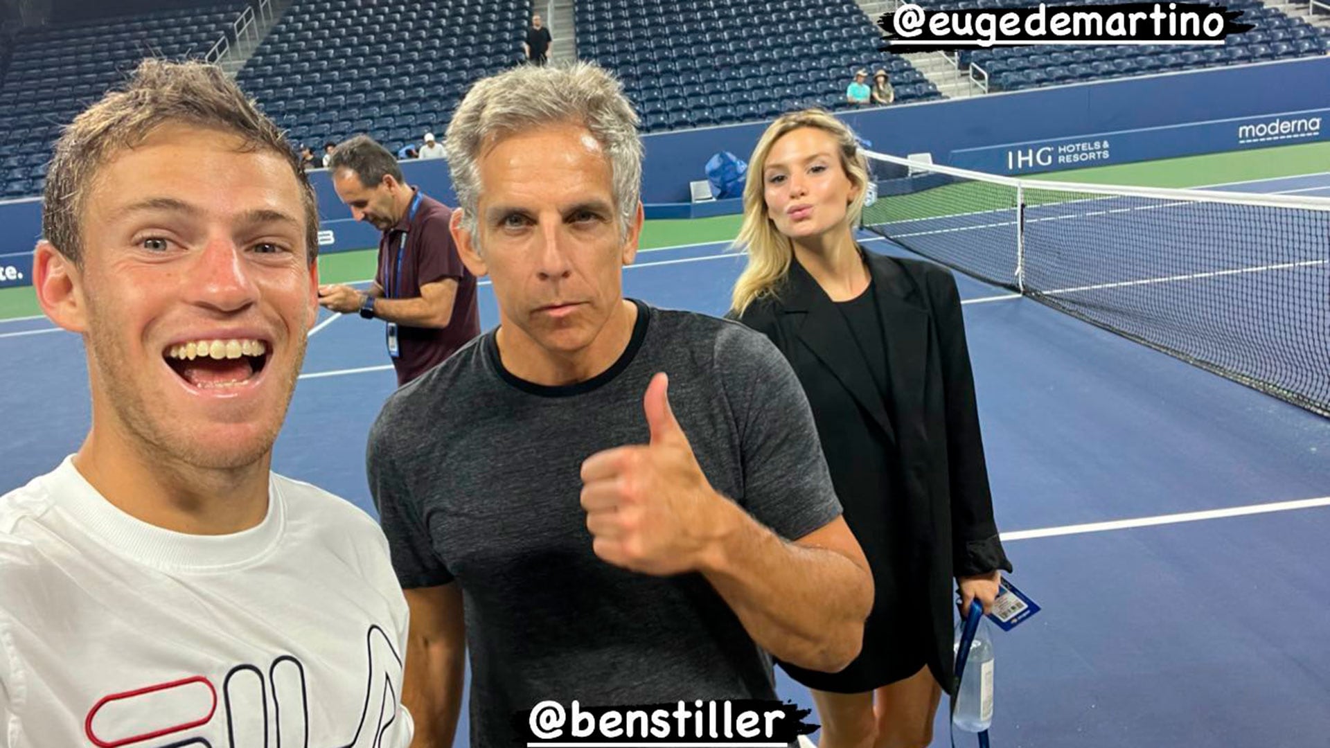 El sentido mensaje de Ben Stiller para Peque Schwartzman tras el último partido del argentino en un Grand Slam: “Voy a extrañar ver a mi amigo”