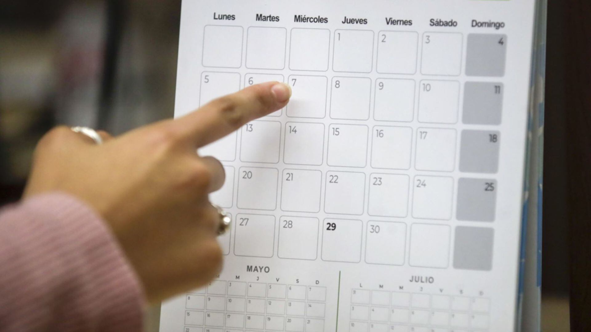 Calendario de feriados 2023