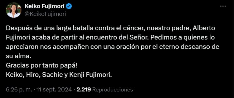 Keiko Fujimori