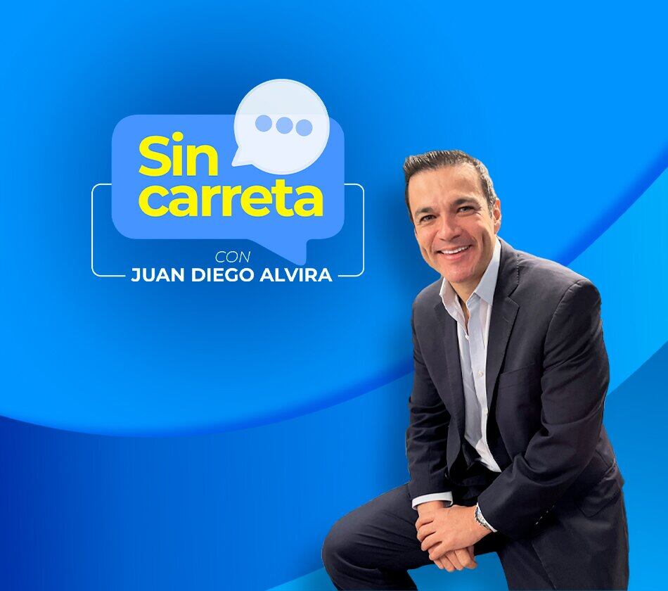 El periodista Juan Diego Alvira actualmente presenta el programa Sin Carreta, de Canal 1 - crédito @juandiego.alvira / Instagram