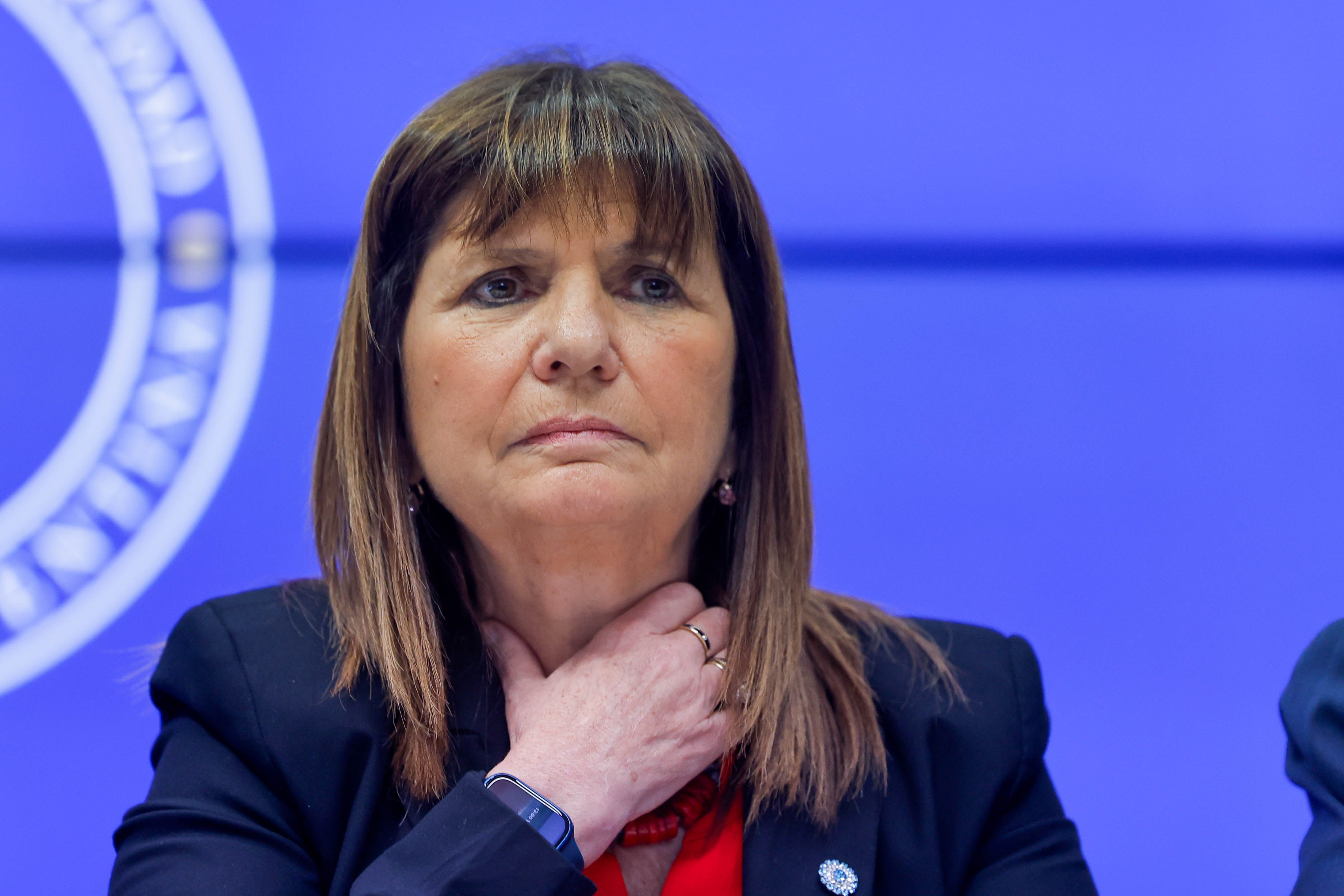 La ministra argentina de Seguridad, Patricia Bullrich, aseguró que no le interesa ser candidata en las próximas elecciones legislativas (EFE/ Juan Ignacio Roncoroni)
