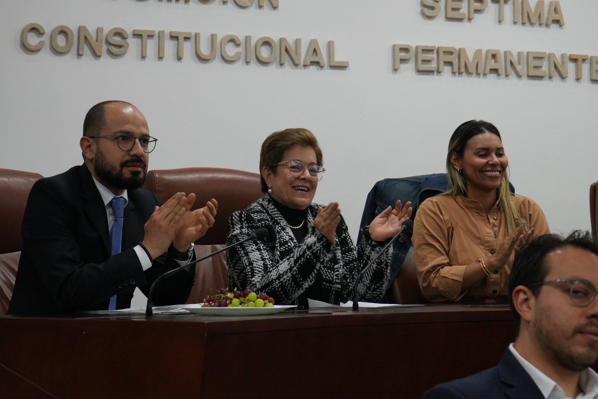 La ministra de Trabajo, Gloria Inés Ramírez, celebró la aprobación de la reforma laboral en primer debate en la Cámara de Representantes