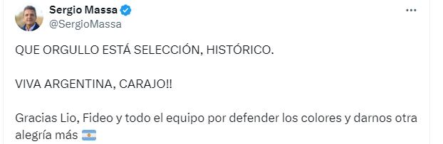 Los tuits de los politicos sobre la copa america