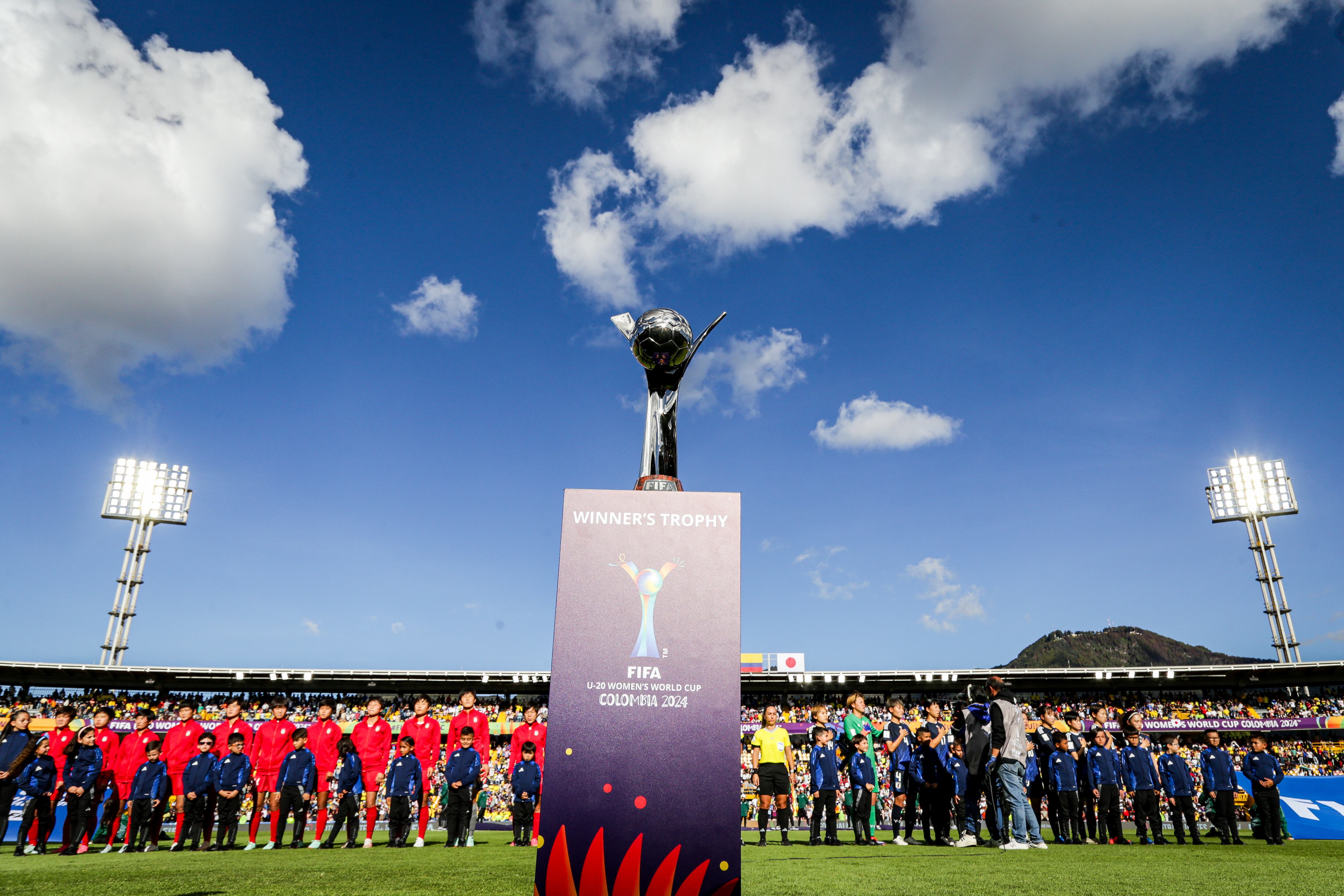 Japón enfrenta a Korea del Nerte, por La Final del Mundial femenino Sub 20-2024, en el estadio Nemesio Camacho el Campín - crédito Colprensa /Mariano Vimos