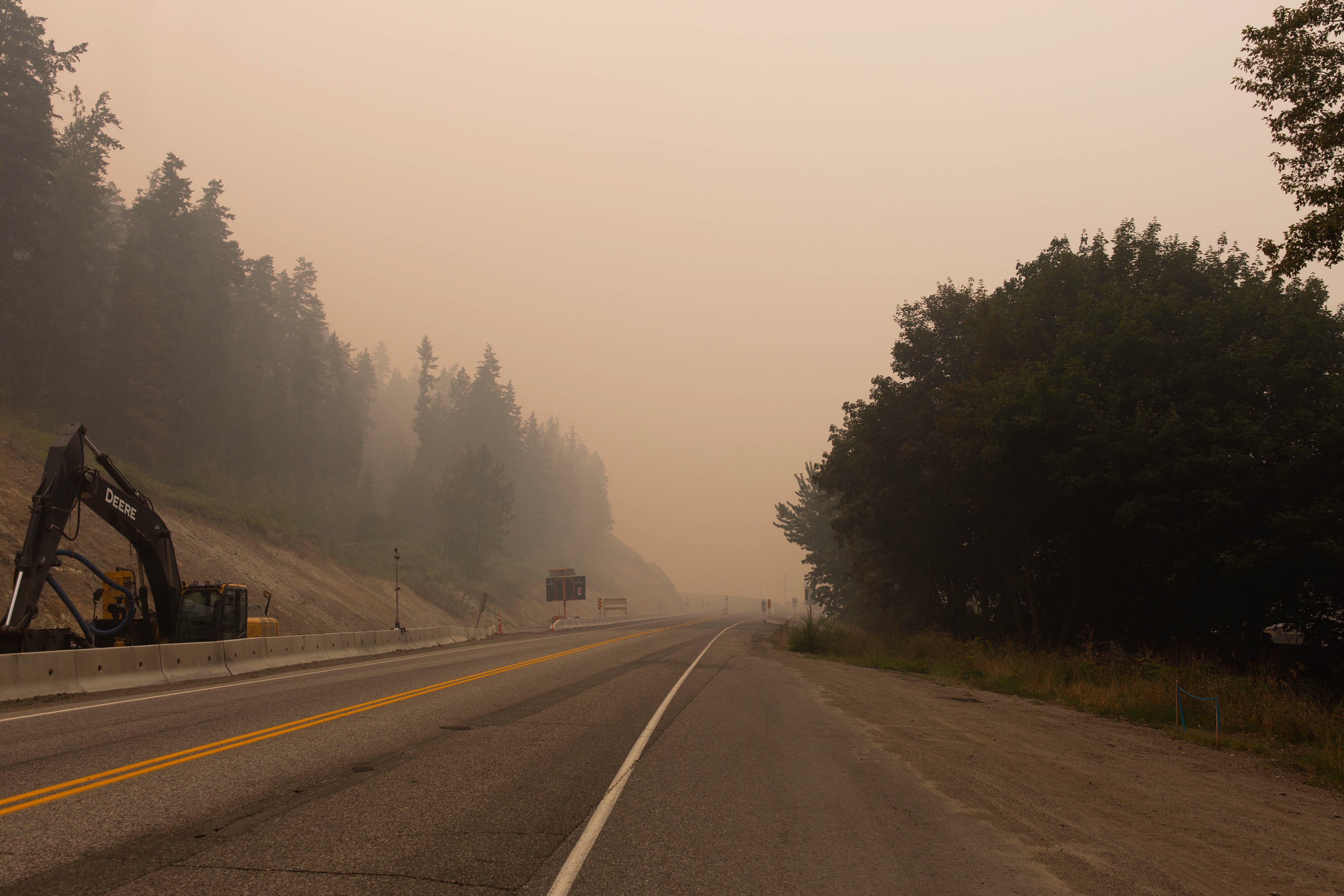 Fotografía de archivo de un incendio en el oeste de Canadá. EFE/EPA/Jackie Dives
