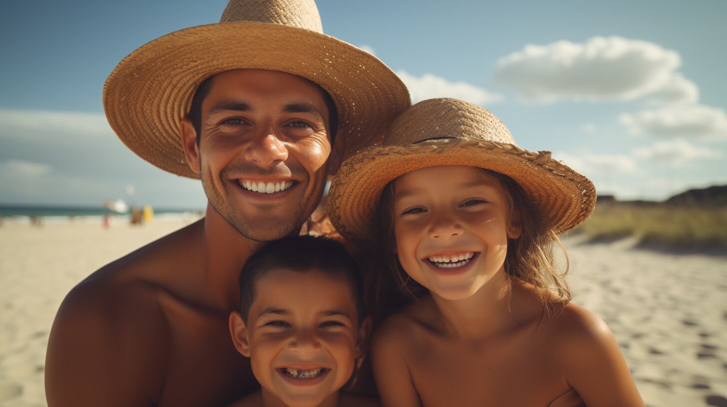 padre, madre, hijos, latinos, familia latina, niño y niña, de viaje, relax y vacaciones, calor, destino soñado, amor, clima de felicidad, risas, sonrisas, paternidad y maternidad - (Imagen Ilustrativa Infobae)