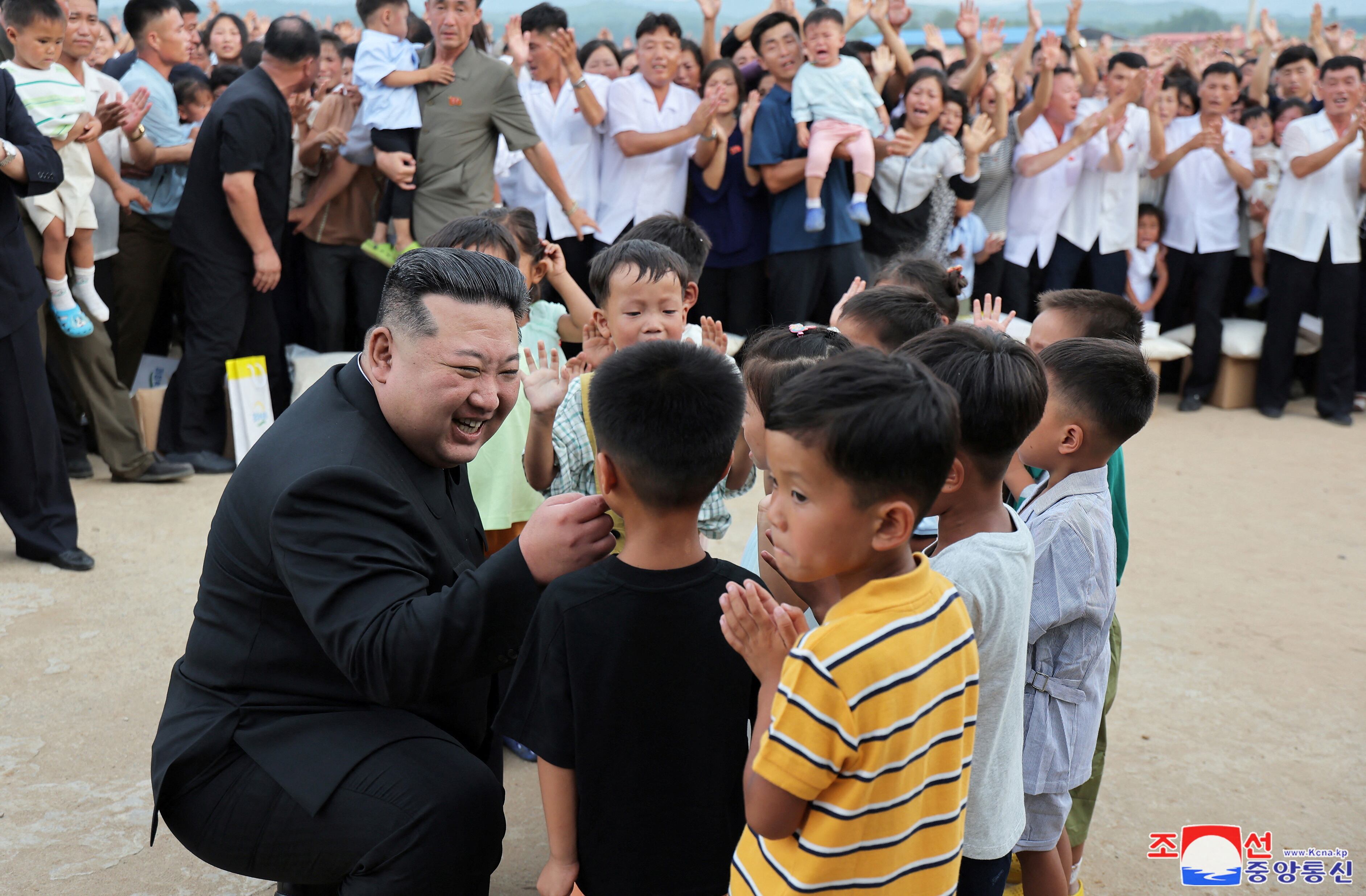 Kim Jong-un no aceptó ayuda del exterior (KCNA via REUTERS)