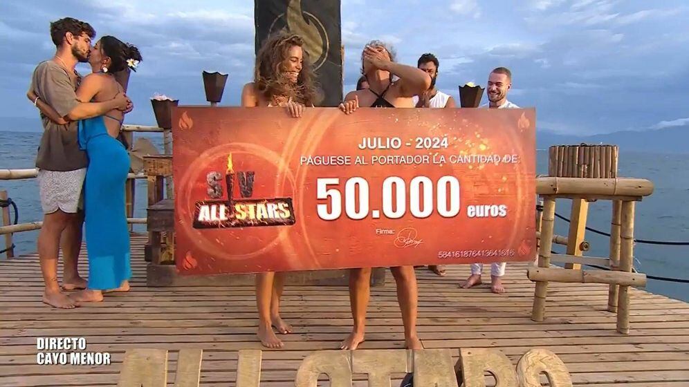 Marta Peñate en 'Supervivientes All Stars' (MEDIASET)