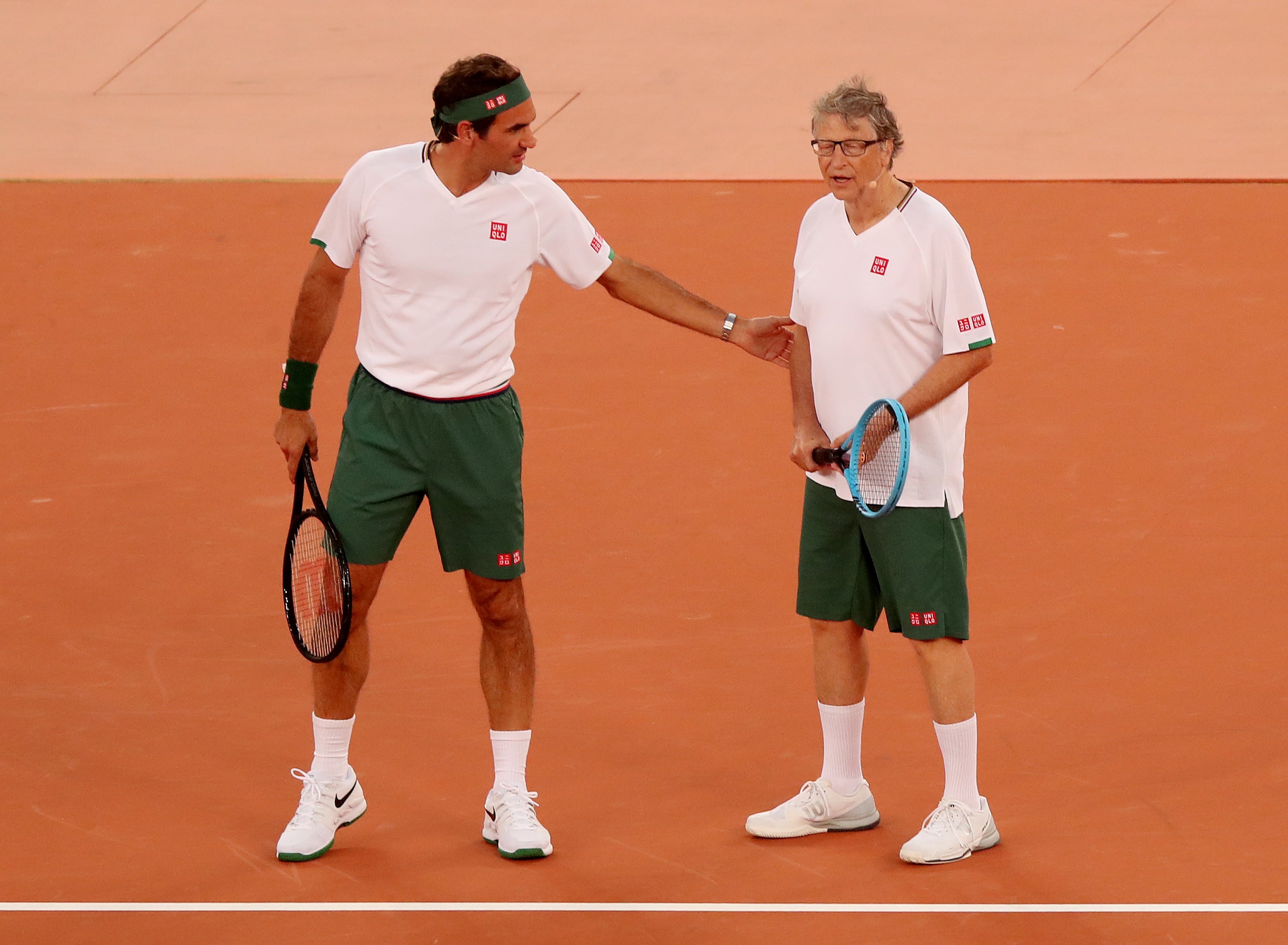 Gates y Federer han hechos dobles en pro de causas benéficas. REUTERS/Mike Hutchings