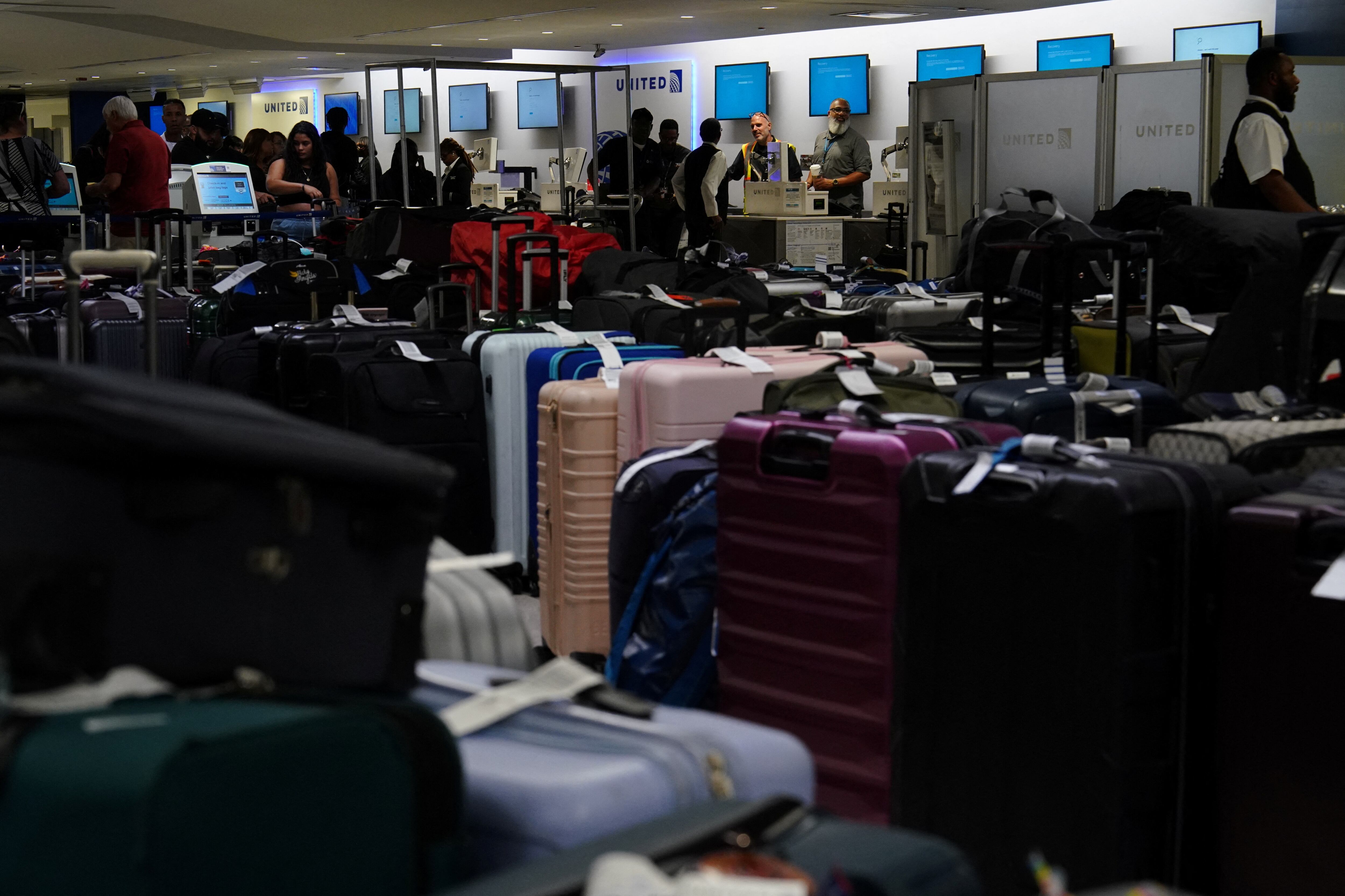 Aeropuertos en Estados Unidos fueron afectados. REUTERS/Bing Guan