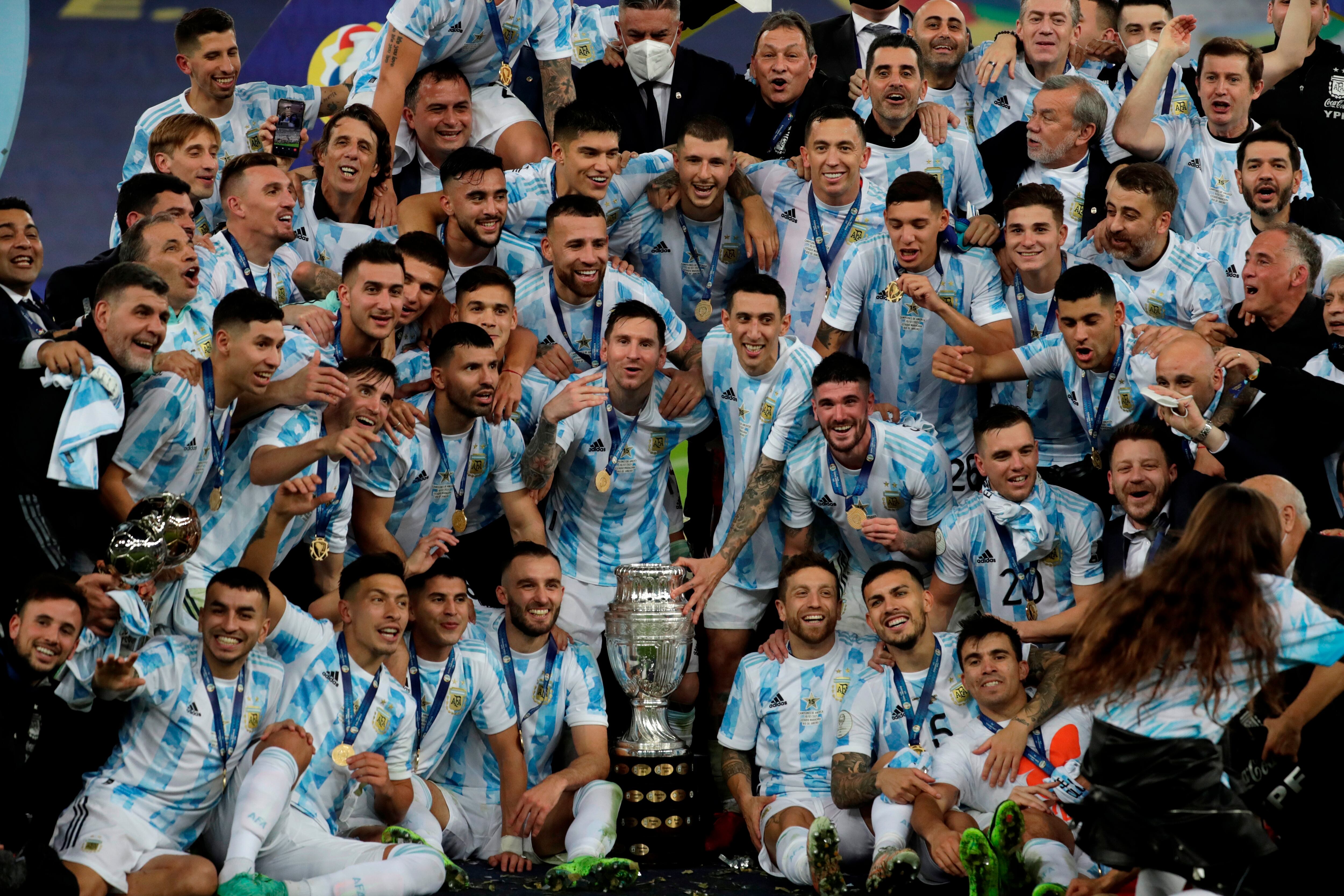 Argentina es el último campeón de la Copa América y hará su debut frente a Canadá. EFE/Antonio Lacerda 