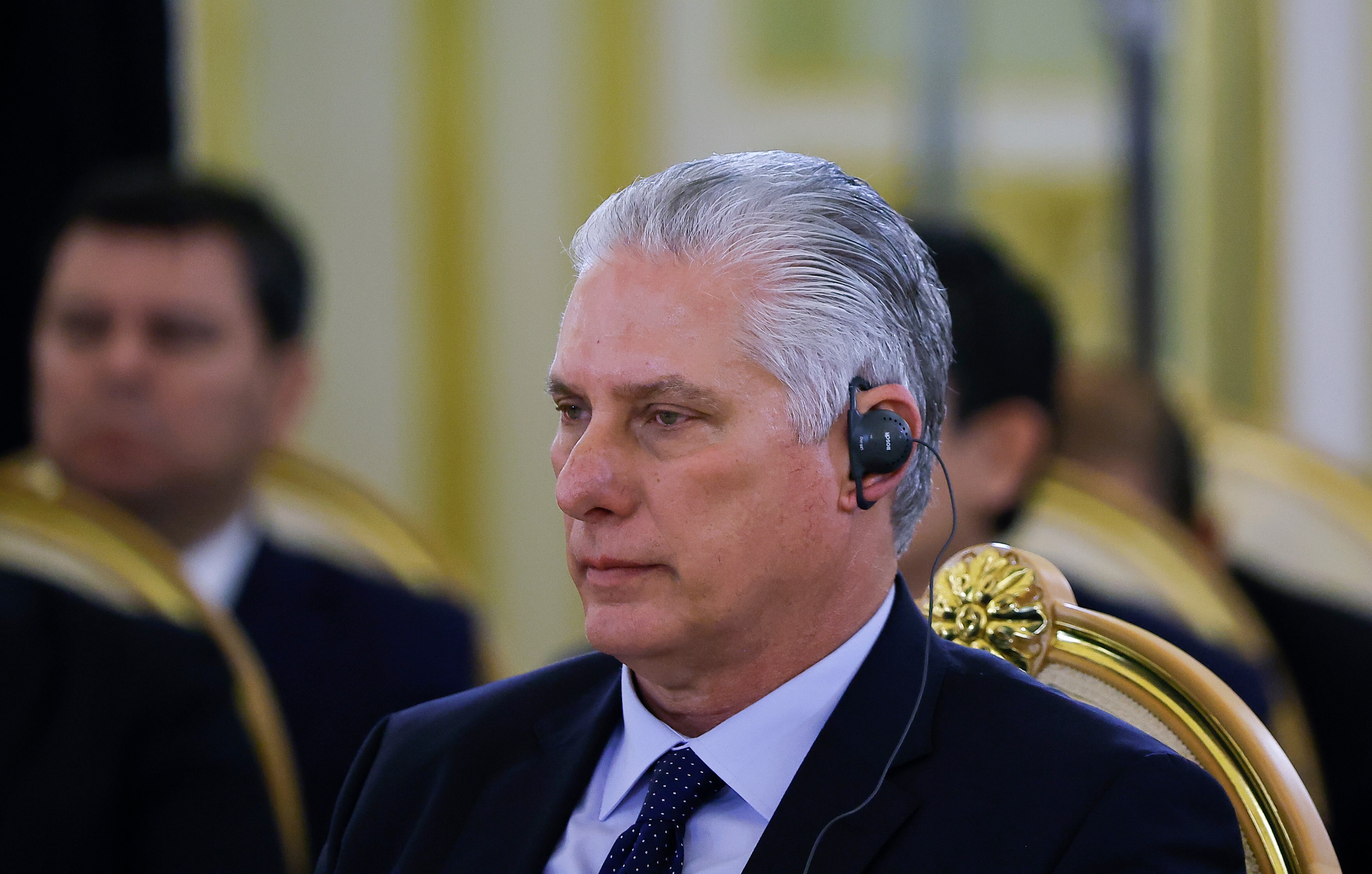 El dictador cubano, Miguel Díaz-Canel (EFE/EPA/EVGENIA NOVOZHENINA / POOL)
