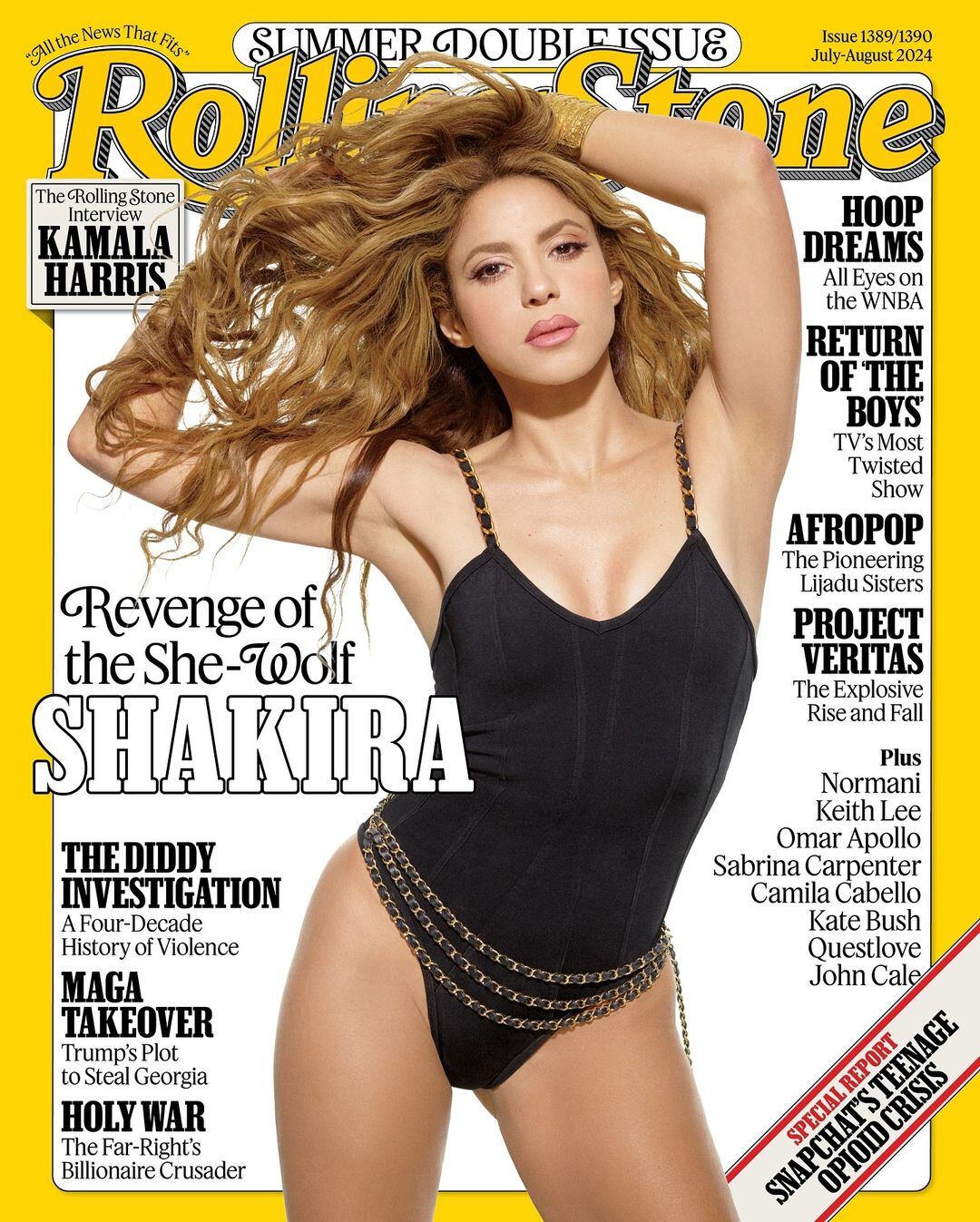 Shakira en la portada de la revista 'Rolling Stone'