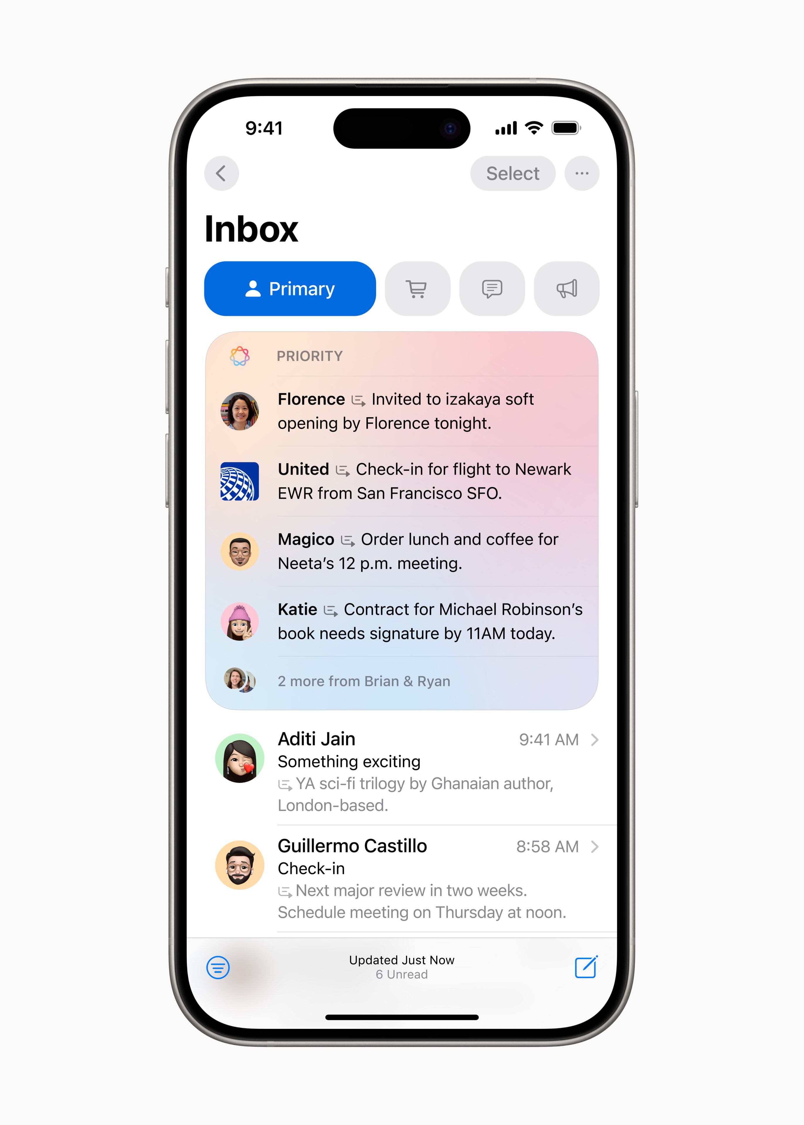 Una nueva forma de organizar la información en iPhone. (Foto: Apple)