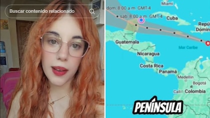 Argentina se vuelve viral tras preocuparse por la llegada de Beryl a Cancún mientras que su novio mexicano mantiene la calma