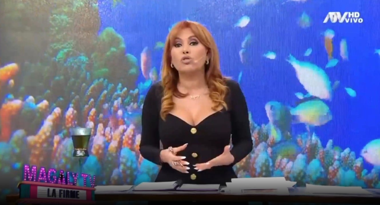 Magaly Medina arremete contra Yahaira Plasencia por decir que en Perú le tiran 'hate'. (Captura: Magaly TV La Firme)