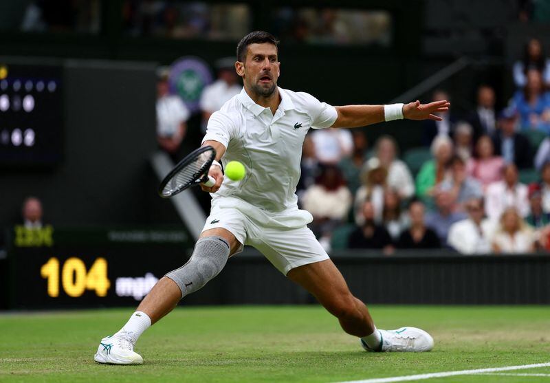 Nole se operó la rodilla días antes del inicio de Wimbledon (Foto: Reuters/Hannah Mckay)