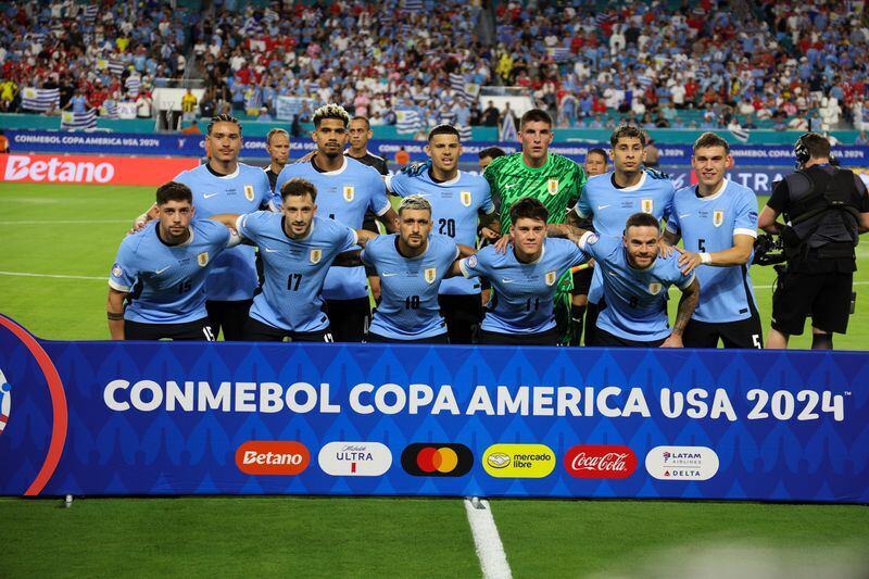 La Selección de fútbol de Uruguay previo a su debut en la Copa América ante Panamá donde ganó 3-1. USA TODAY/Nathan Ray Seebeck