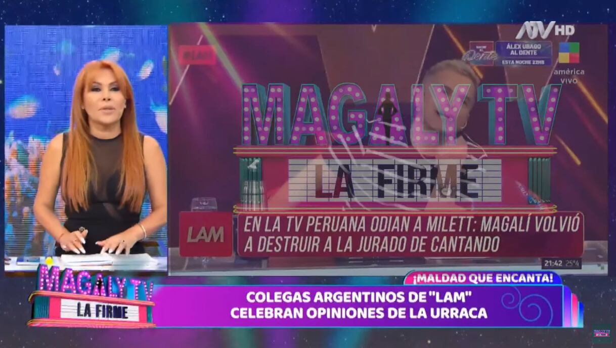 Magaly TV La Firme. (Foto: Captura de ATV)